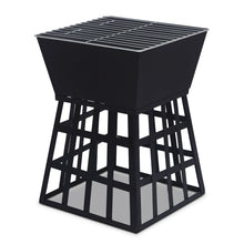 Load image into Gallery viewer, Wallaroo Outdoor Fire Pit for BBQ, Grilling, Cooking, Camping- Portable Brazier with Reversible Stand for Backyard
