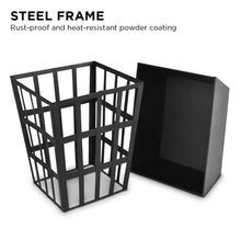 Load image into Gallery viewer, Wallaroo Outdoor Fire Pit for BBQ, Grilling, Cooking, Camping- Portable Brazier with Reversible Stand for Backyard
