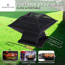 Load image into Gallery viewer, Wallaroo Portable Outdoor Fire Pit for BBQ, Grilling, Cooking, Camping
