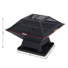 Load image into Gallery viewer, Wallaroo Portable Outdoor Fire Pit for BBQ, Grilling, Cooking, Camping
