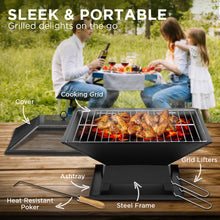 Load image into Gallery viewer, Wallaroo Portable Outdoor Fire Pit for BBQ, Grilling, Cooking, Camping
