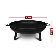 Load image into Gallery viewer, Portable Outdoor Fire Pit Fireplace Open Patio Heater Garden Plant Bowl Steel
