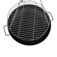 Load image into Gallery viewer, Tripod Garden Fire Pit BBQ Barbecue Cast Iron &amp; Steel Fire Pit Bowl Round
