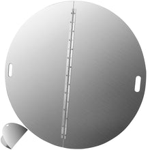 Load image into Gallery viewer, VEVOR Fire Pit Lid Round 40 Inch Foldable Fire Pit Ring Snuff Cover 430 Stainless Steel Fire Pit Spark Screen Cover 3mm Thickness
