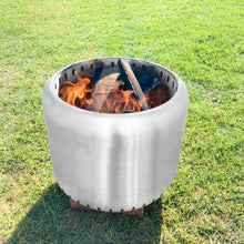 Load image into Gallery viewer, Smokeless fire pit in use in the backyard

