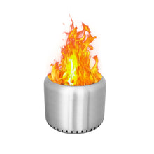 Load image into Gallery viewer, Smokeless fire pit in stainless steel

