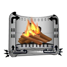 Load image into Gallery viewer, Smokeless fire pit design sketch
