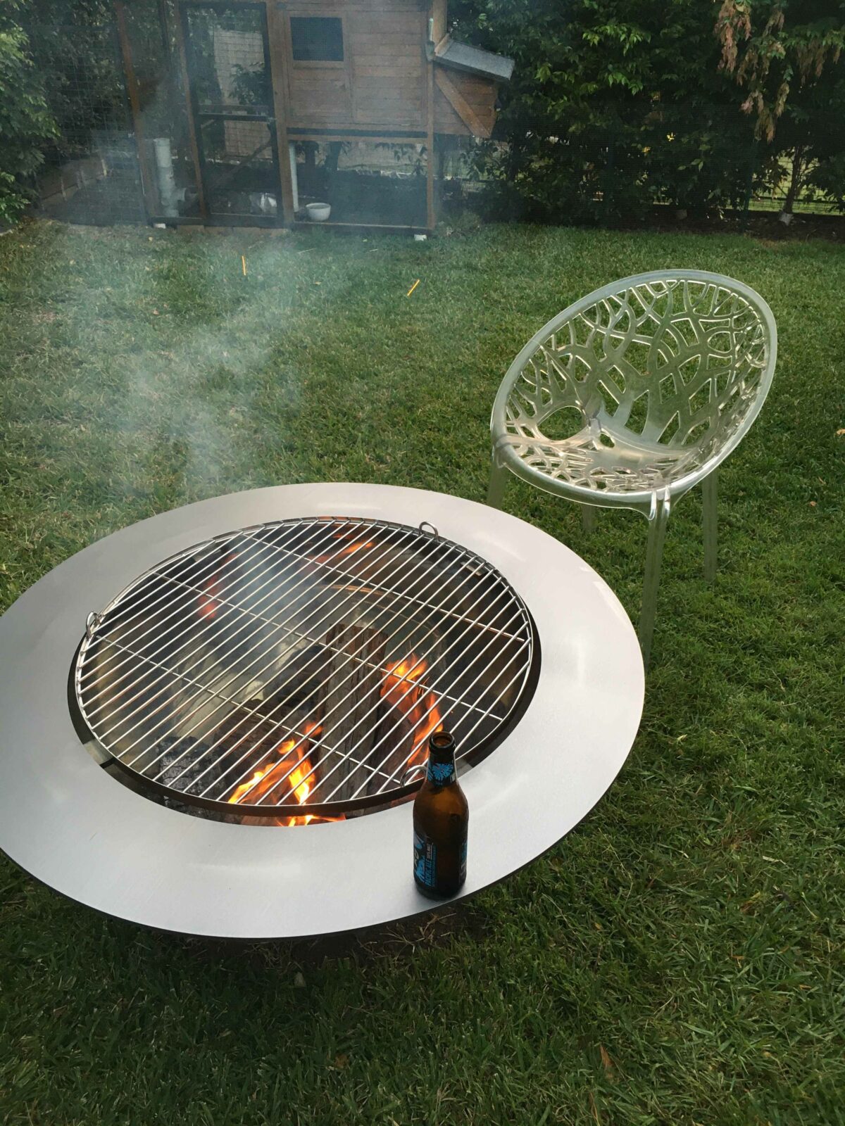 The Teppanyaki Fire Pit - Stainless Steel