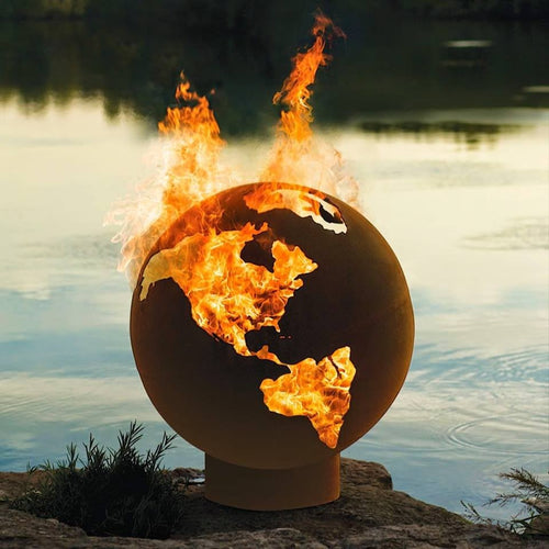 the globe fire pit