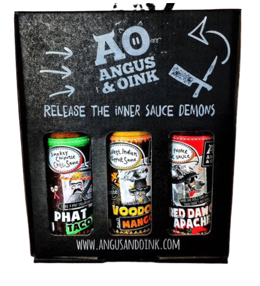 Angus & Oink - Hot Sauce Gift Box