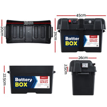 Load image into Gallery viewer, GIANTZ Battery Box 12V Camping Portable Deep Cycle AGM Universal Large USB Cig
