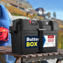 Load image into Gallery viewer, GIANTZ Battery Box 12V Camping Portable Deep Cycle AGM Universal Large USB Cig
