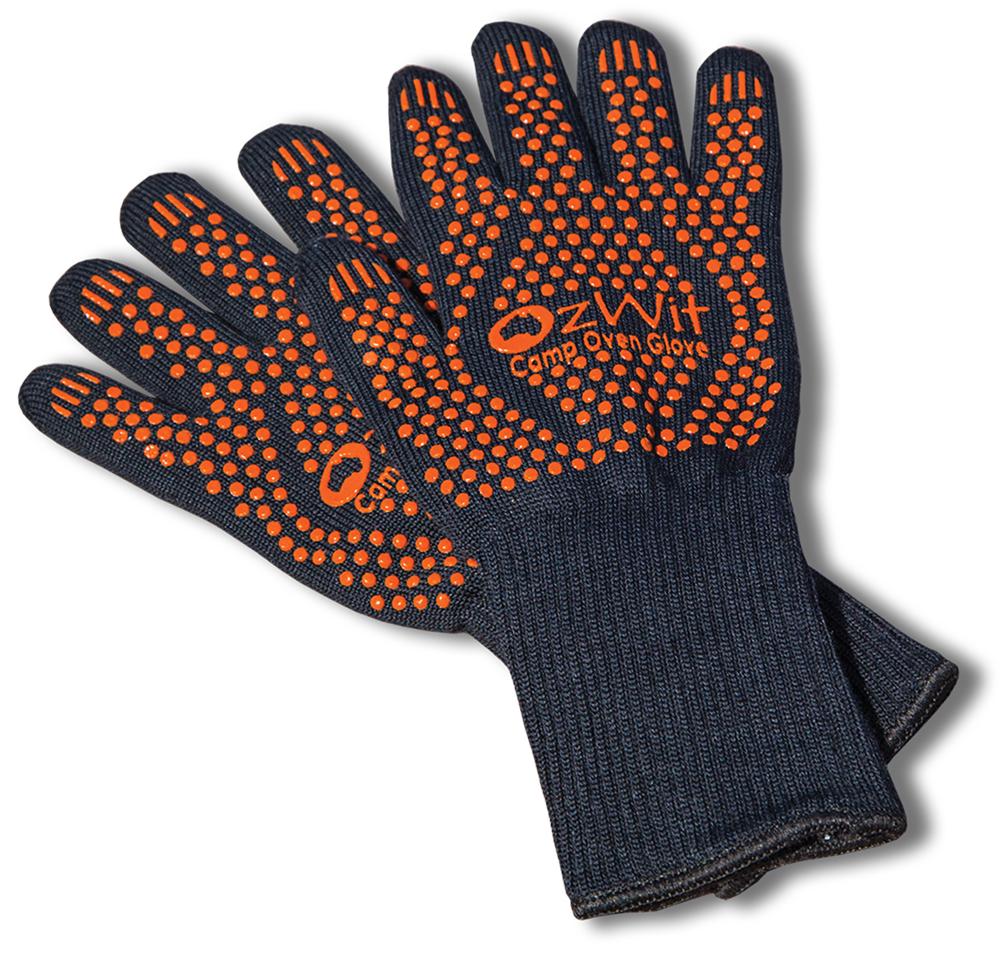 Black heat resistant gloves