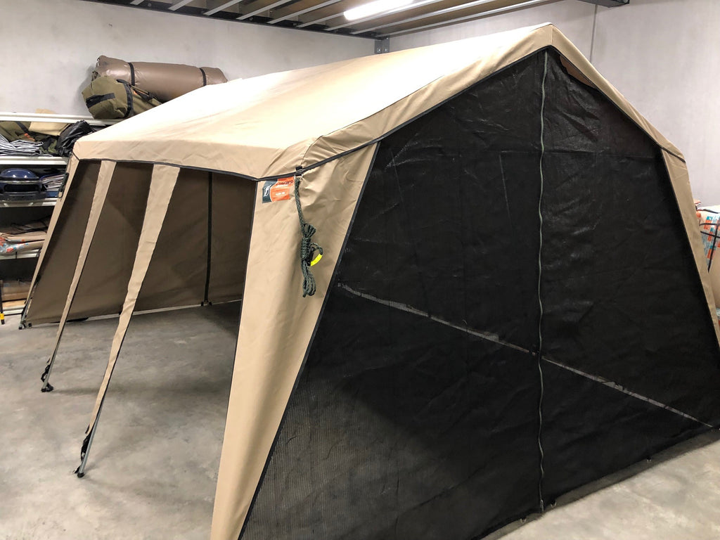 Campmor Canvas Gazebo Mesh end with zip