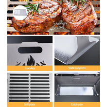 Load image into Gallery viewer, Grillz Fire Pit BBQ Outdoor Camping Portable Patio Heater Folding Packed Steel
