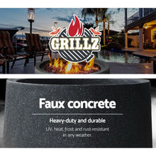 Load image into Gallery viewer, Grillz Outdoor Portable Fire Pit Bowl Wood Burning Patio Oven Heater Fireplace
