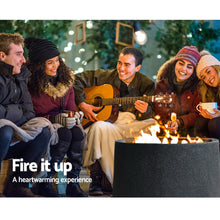 Load image into Gallery viewer, Grillz Outdoor Portable Fire Pit Bowl Wood Burning Patio Oven Heater Fireplace
