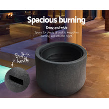 Load image into Gallery viewer, Grillz Outdoor Portable Fire Pit Bowl Wood Burning Patio Oven Heater Fireplace
