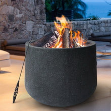 Load image into Gallery viewer, Grillz Outdoor Portable Fire Pit Bowl Wood Burning Patio Oven Heater Fireplace
