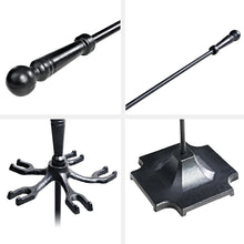 Load image into Gallery viewer, Grillz Fireplace Tool Set Fire Place Tools Poker Brush Shovel Stand Tongs
