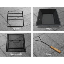 Load image into Gallery viewer, Grillz Stone Base Outdoor Patio Heater Fire Pit Table
