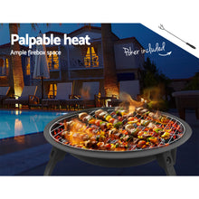 Load image into Gallery viewer, Grillz 22 Inch Portable Foldable Outdoor Fire Pit Fireplace

