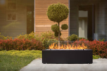Load image into Gallery viewer, Planika Galio Black Outdoor Gas Fireplace - Manual Series
