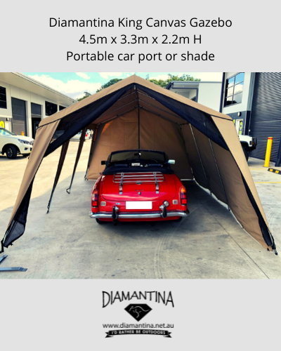 Diamantina King Canvas Gazebo
