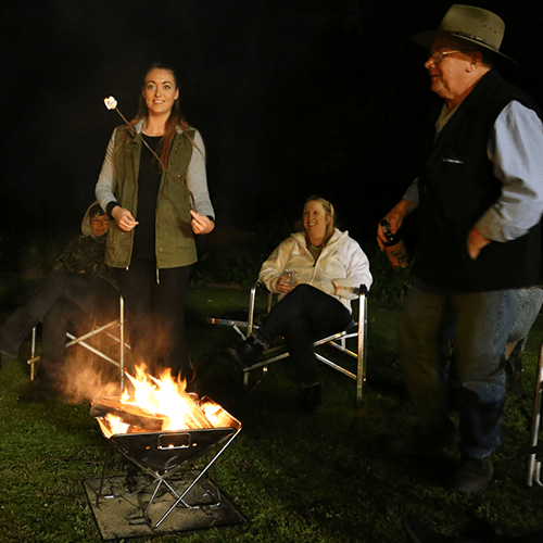 Quokka II folding Camping Fire pit/BBQ - LARGE