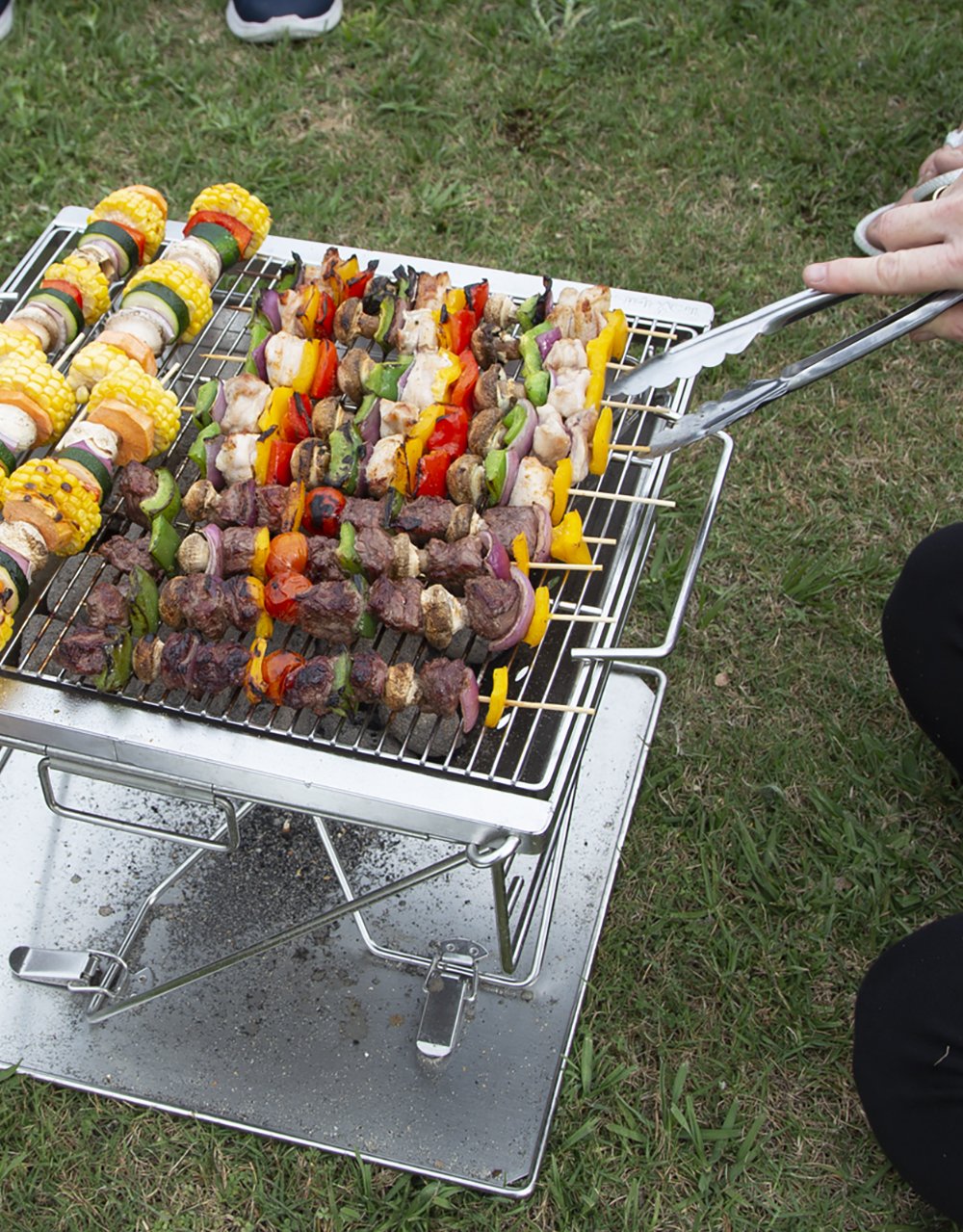 Quokka II folding Camping Fire pit/BBQ - LARGE