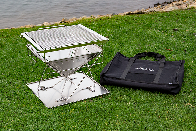 Quokka II folding Camping Fire pit/BBQ - MEDIUM
