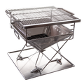 Quokka II folding Camping Fire pit/BBQ - MEDIUM