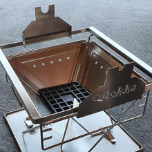 Load image into Gallery viewer, Rotisserie Brackets for the Quokka Folding Fire Pit
