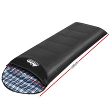 Load image into Gallery viewer, Weisshorn Sleeping Bag Single Camping Hiking Winter Thermal Grey
