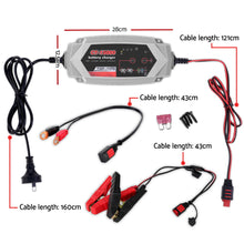 Load image into Gallery viewer, Smart Battery Charger 15A 12V 24V Automatic SLA AGM Car Truck Boat Motorcycle Caravan

