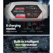 Load image into Gallery viewer, Smart Battery Charger 3.5A 12V 6V Automatic SLA AGM Car Truck Boat Motorcycle Caravan
