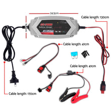 Load image into Gallery viewer, Smart Battery Charger 7A 12V 24V Automatic SLA AGM Car Truck Boat Motorcycle Caravan
