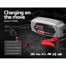Load image into Gallery viewer, Smart Battery Charger 7A 12V 24V Automatic SLA AGM Car Truck Boat Motorcycle Caravan
