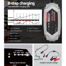 Load image into Gallery viewer, Smart Battery Charger 7A 12V 24V Automatic SLA AGM Car Truck Boat Motorcycle Caravan
