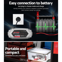 Load image into Gallery viewer, Smart Battery Charger 7A 12V 24V Automatic SLA AGM Car Truck Boat Motorcycle Caravan
