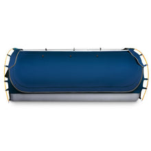 Load image into Gallery viewer, Weisshorn Double Swag Camping Swags Canvas Free Standing Dome Tent Dark Blue with 7CM Mattress
