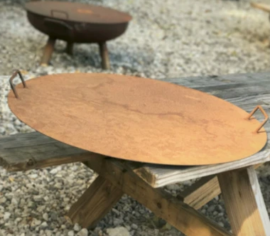 Metal Fire pit lids