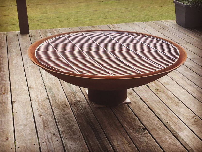 Stainless Steel Cooking grill on fire pit