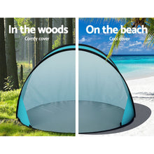 Load image into Gallery viewer, Weisshorn Pop Up Beach Tent Camping Portable Sun Shade Shelter Fishing
