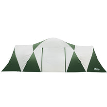 Load image into Gallery viewer, Weisshorn Family Camping Tent 12 Person Hiking Beach Tents (3 Rooms) Green
