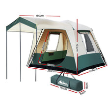 Load image into Gallery viewer, Weisshorn Instant Up Camping Tent 4 Person Pop up Tents Family Hiking Dome Camp
