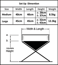 Load image into Gallery viewer, Quokka II folding Camping Fire pit/BBQ - LARGE
