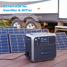 Load image into Gallery viewer, Bluetti Portable Power Station AC200P 2000WH 2000W Solar Genrator for Van Home Emergency Outdoor Camping Explore - Black
