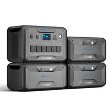 Load image into Gallery viewer, BLUETTI Expandable Power Station AC300 and B300 External Battery Module, 3072Wh LiFePO4 Battery Backup w/ 6 3000W AC Outlets(6000W Peak), Solar Generator For Home Backup, Vanlife, Emergency

