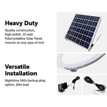 Load image into Gallery viewer, Solar Skylight 15 Watt LED Round 300mm
